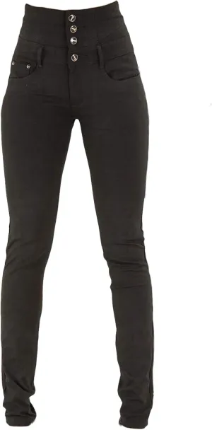 Andongnywell Women's High Waist Skinny Jeans Fashion Stretchy Slimming Pull-On Butt Lifting Denim Pants