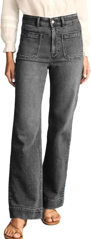 Astylish Women's Wide Leg Jeans High Waisted Stretchy Straight Leg Jeans Loose Trendy Denim Pants with Pocket