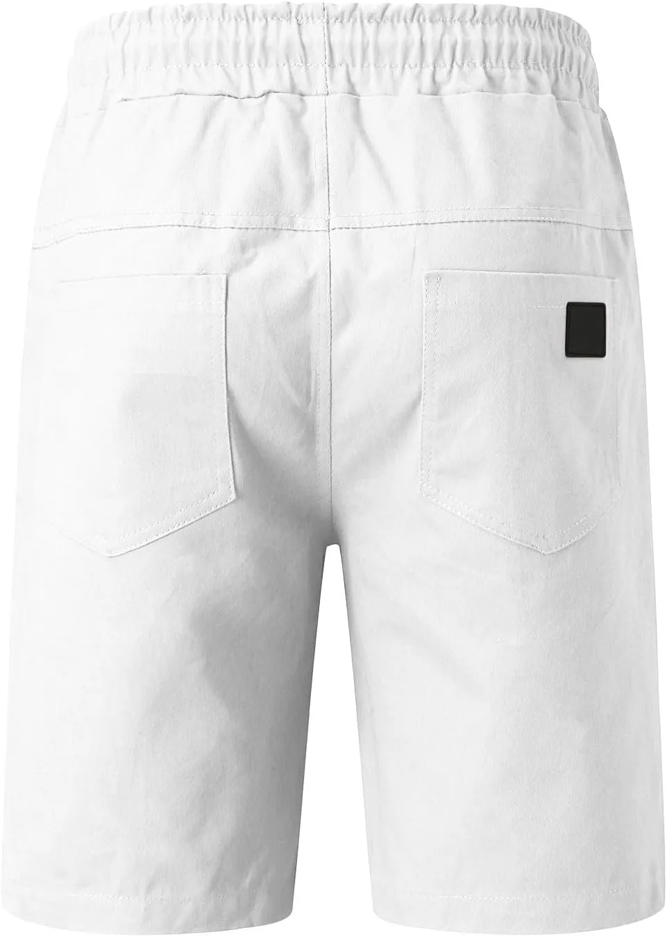 Athletic Shorts for Men Elastic Waist Stretch Casual Summer Shorts Plus Size Baggy Classic Lightweight Chino Beach Pants