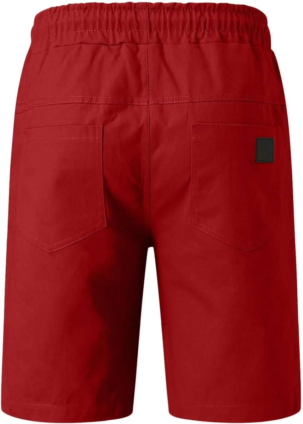 Athletic Shorts for Men Elastic Waist Stretch Casual Summer Shorts Plus Size Classic Lightweight Baggy Chino Beach Pants