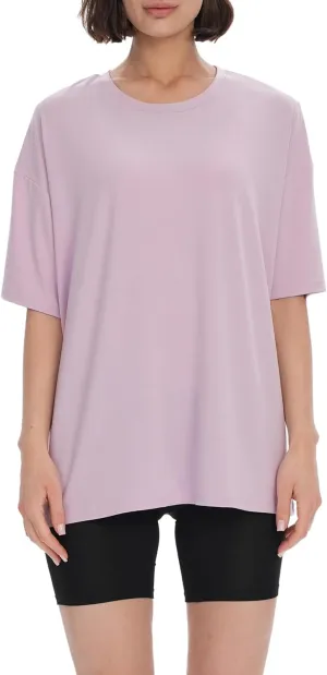 BAMBOO COOL Womens Oversized T Shirts Short Sleeve Tees Loose Fit Tops for Ladies Trendy Clothes
