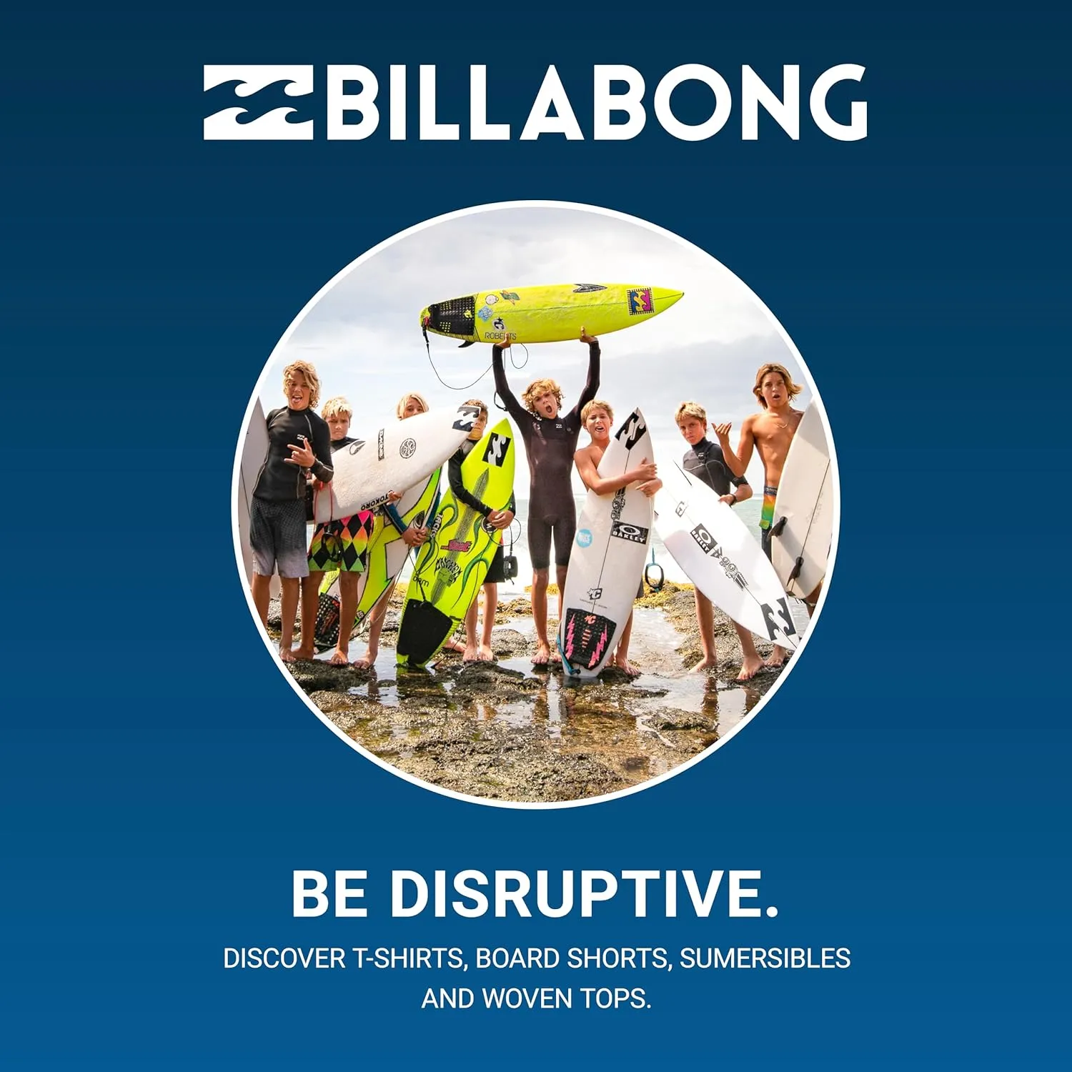 Billabong Boys' Long Sleeve Crew Neck Graphic T-Shirt