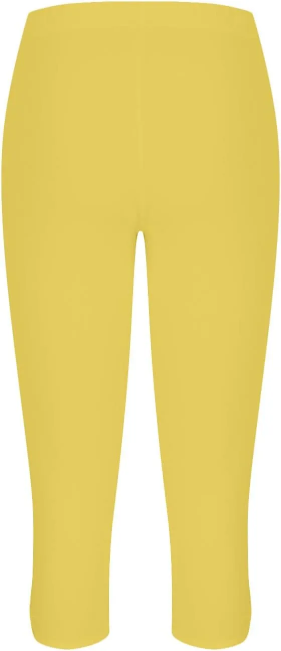 Capri Leggings for Women 2025 Summer Lace Stitching Beach Pants Elastic High Waisted Stretch Soft Cropped Trousers