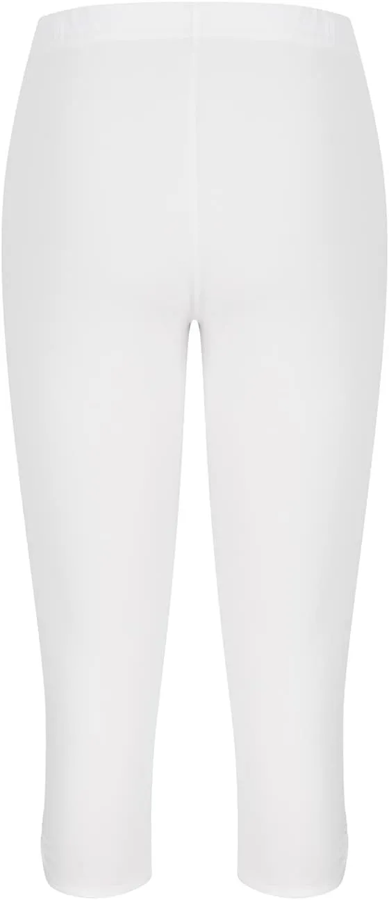 Capri Yoga Leggings for Women Summer 2025 Breathable Comfy Stretchy High Waist Workout Compression Cropped Jogger Pant