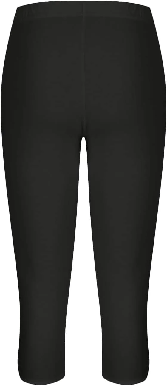 Capri Yoga Leggings for Women Summer 2025 Breathable Comfy Stretchy High Waist Workout Compression Cropped Jogger Pant