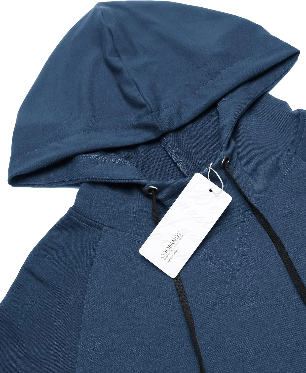 COOFANDY Men's Short Sleeve Hoodie Workout Gym Sweatshirt Muscle Fit Fashion Athletic Hoodies Pullover Cotton Hooded T-Shirts
