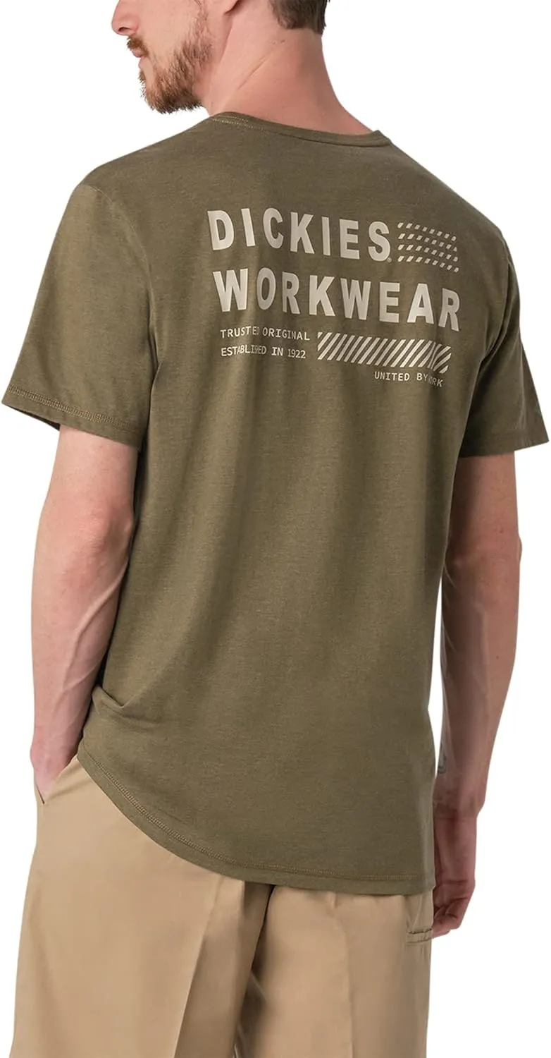 Dickies Men's Cooling Performance Short Sleeve Graphic T-Shirt