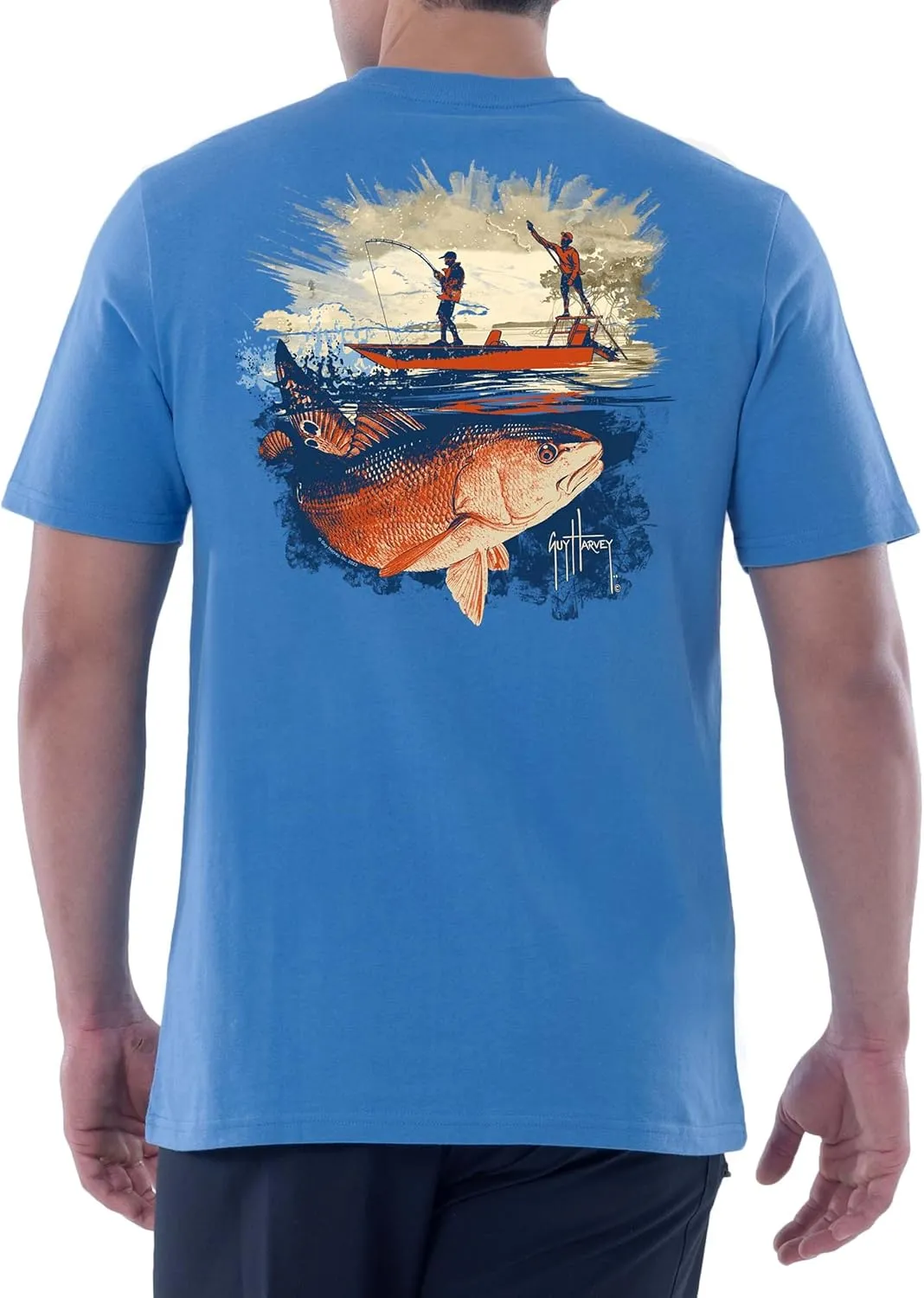 Guy Harvey Men’s Offshore Fish Collection Short Sleeve T-Shirt