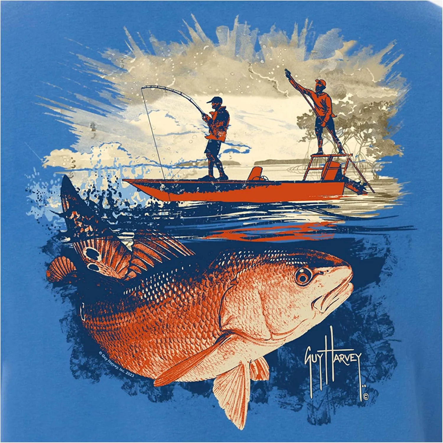 Guy Harvey Men’s Offshore Fish Collection Short Sleeve T-Shirt