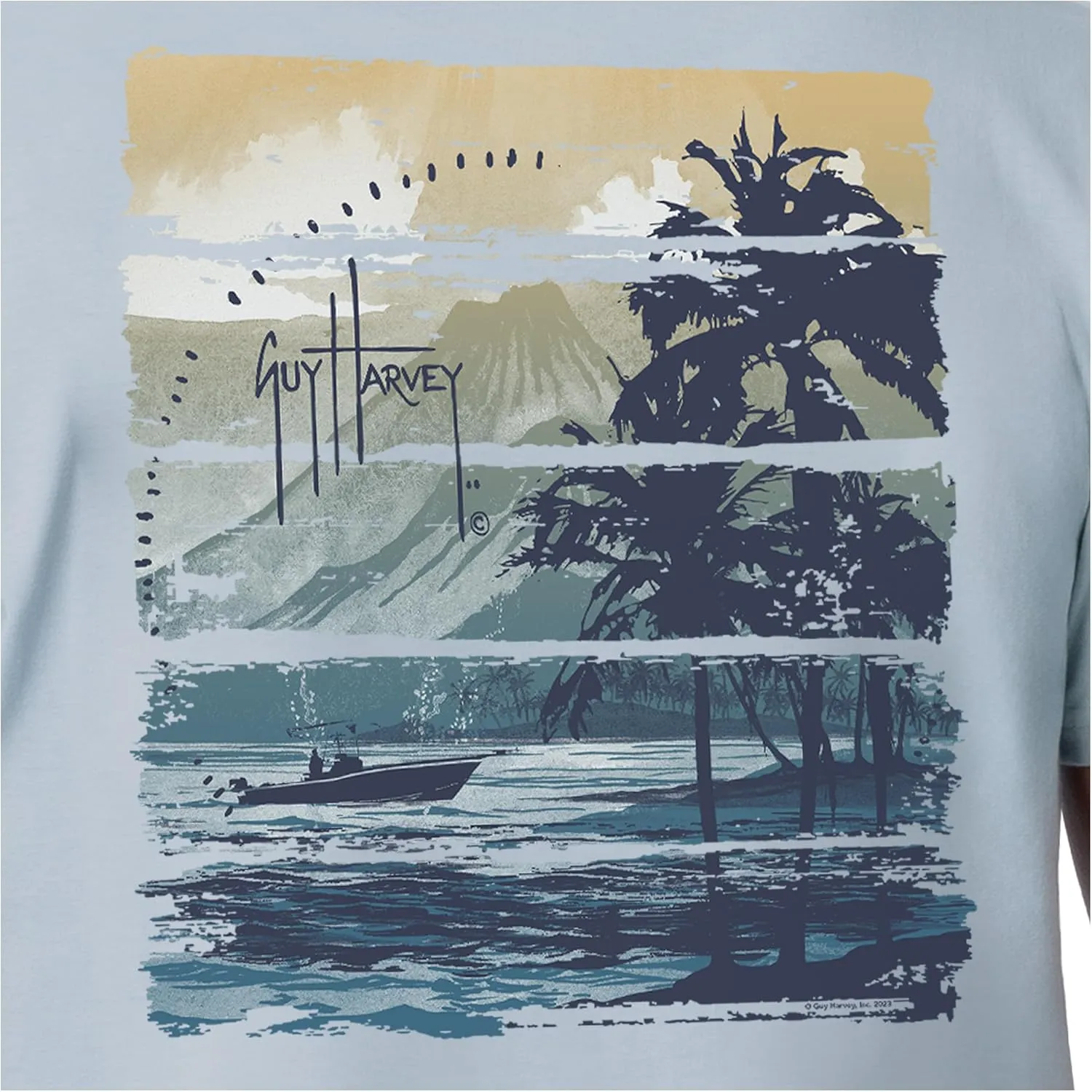 Guy Harvey Men’s Offshore Fish Collection Short Sleeve T-Shirt