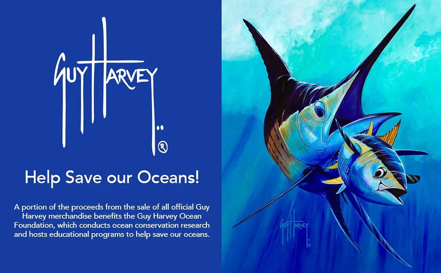 Guy Harvey Men’s Offshore Fish Collection Short Sleeve T-Shirt