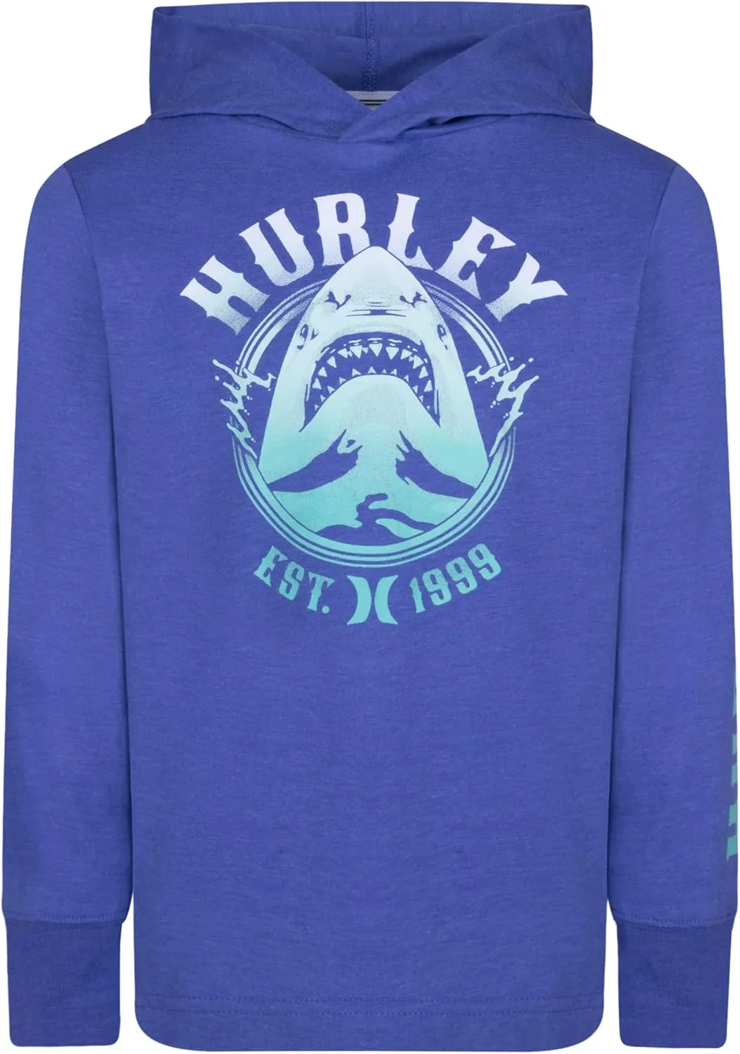 Hurley Boys' Long Sleeve Hooded Graphic T-Shirt