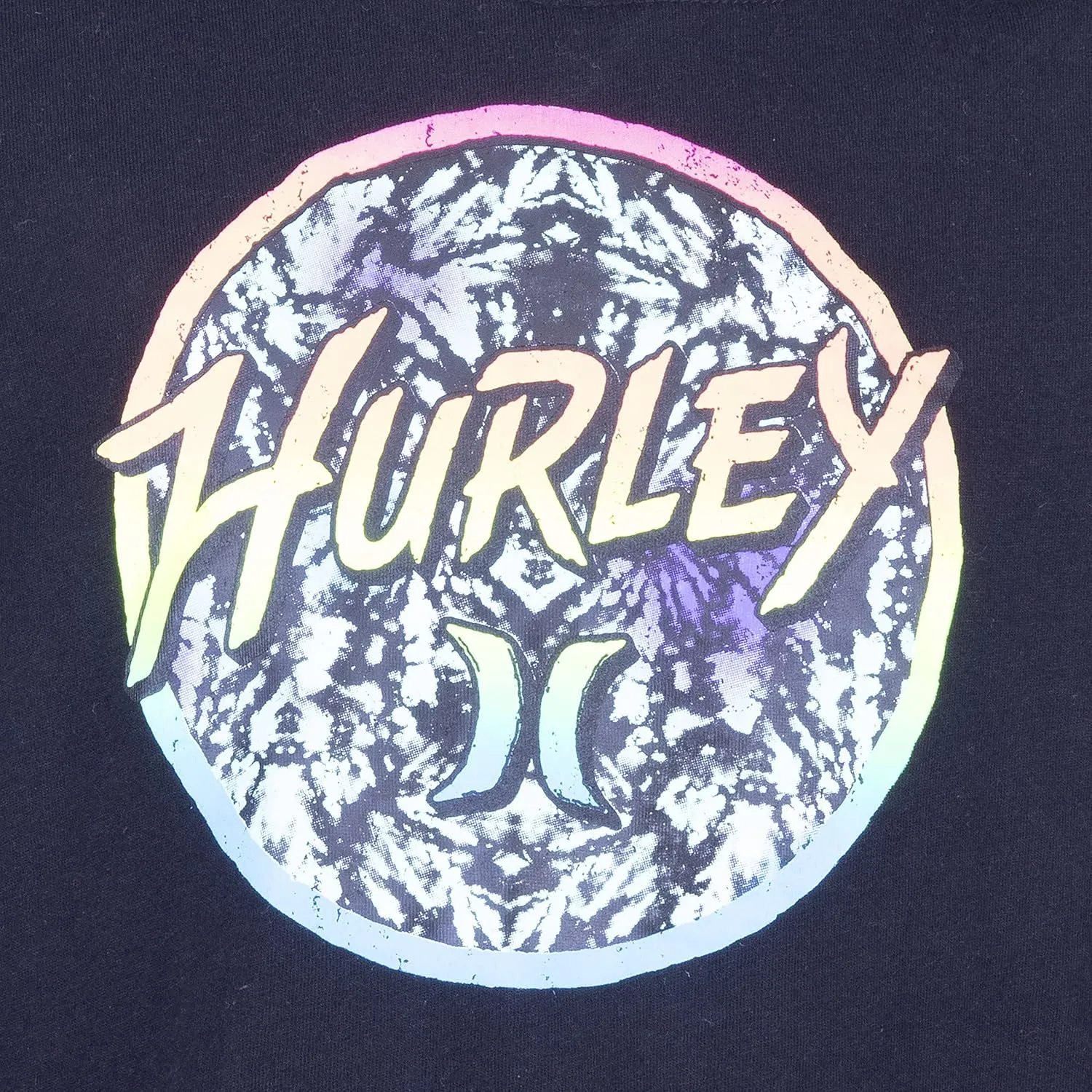 Hurley Boys' Long Sleeve Hooded Graphic T-Shirt