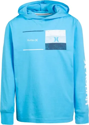 Hurley Boys' Long Sleeve Hooded Graphic T-Shirt