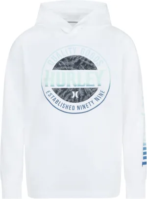 Hurley Boys' Long Sleeve Hooded Graphic T-Shirt