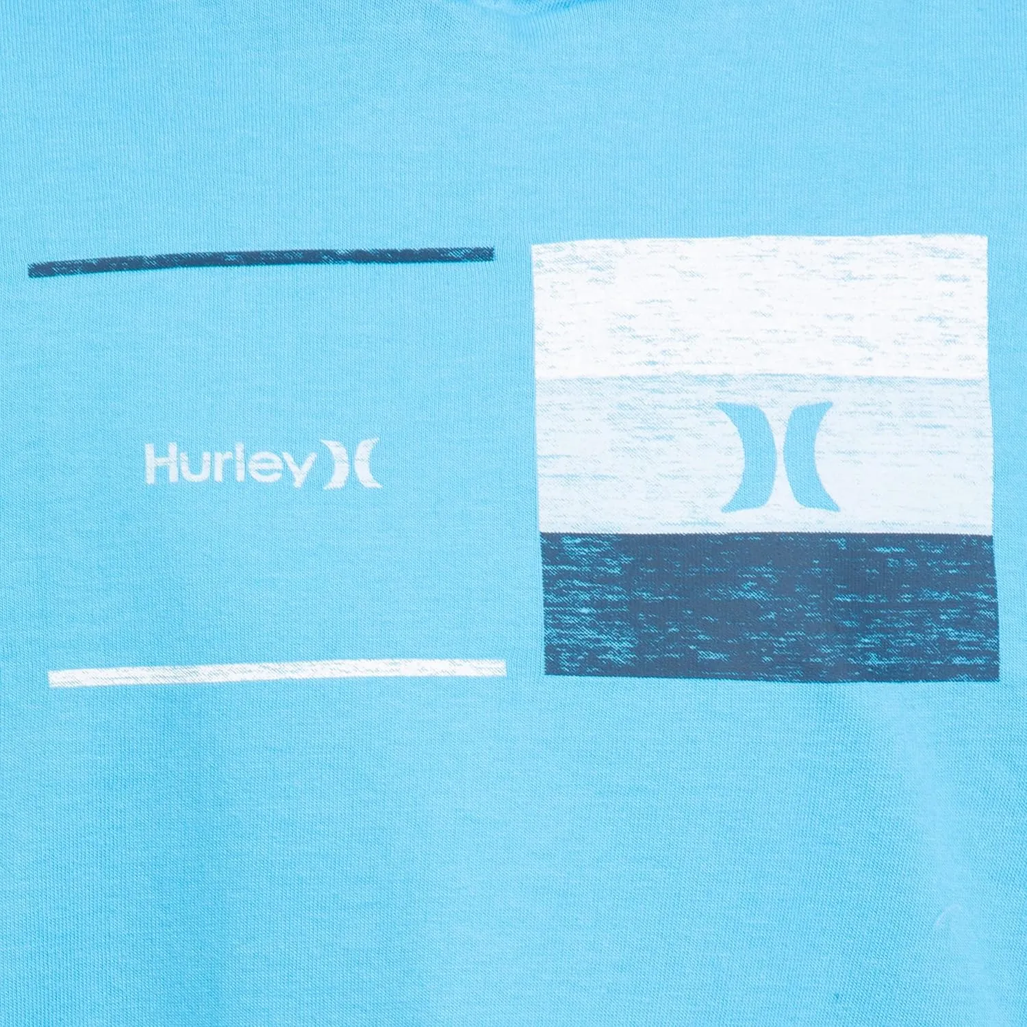 Hurley Boys' Long Sleeve Hooded Graphic T-Shirt