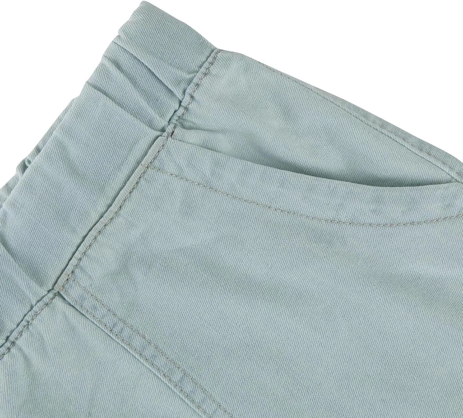 Jean Shorts Women High Waisted Drawstring Cut Off Denim Shorts Summer Hot Raw Hem Jeans Short Pants with Pockets
