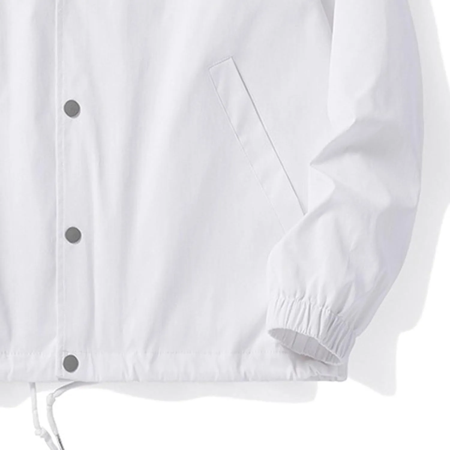 JEKE-DG Men's Fashion Casual Lapel Jacket Solid Lightweight Button Down Jackets Long Sleeve Classic Jacket Coat