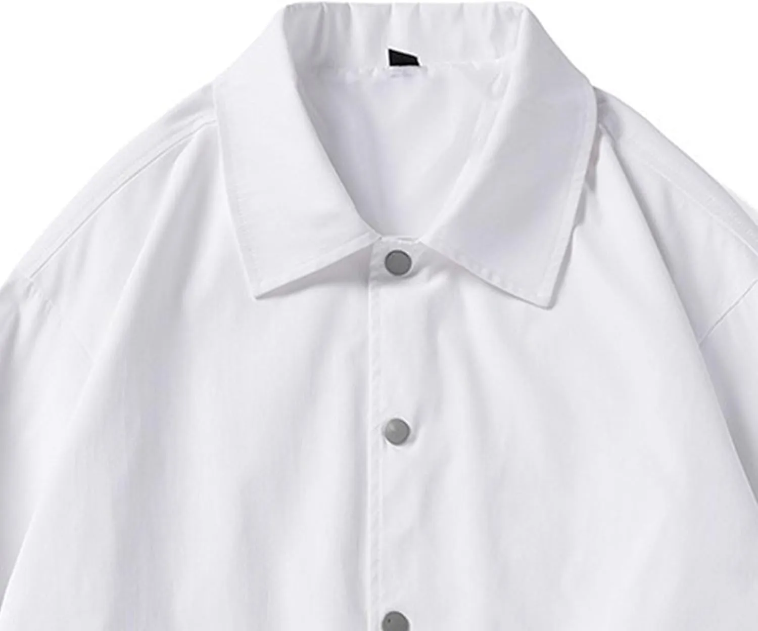 JEKE-DG Men's Fashion Casual Lapel Jacket Solid Lightweight Button Down Jackets Long Sleeve Classic Jacket Coat
