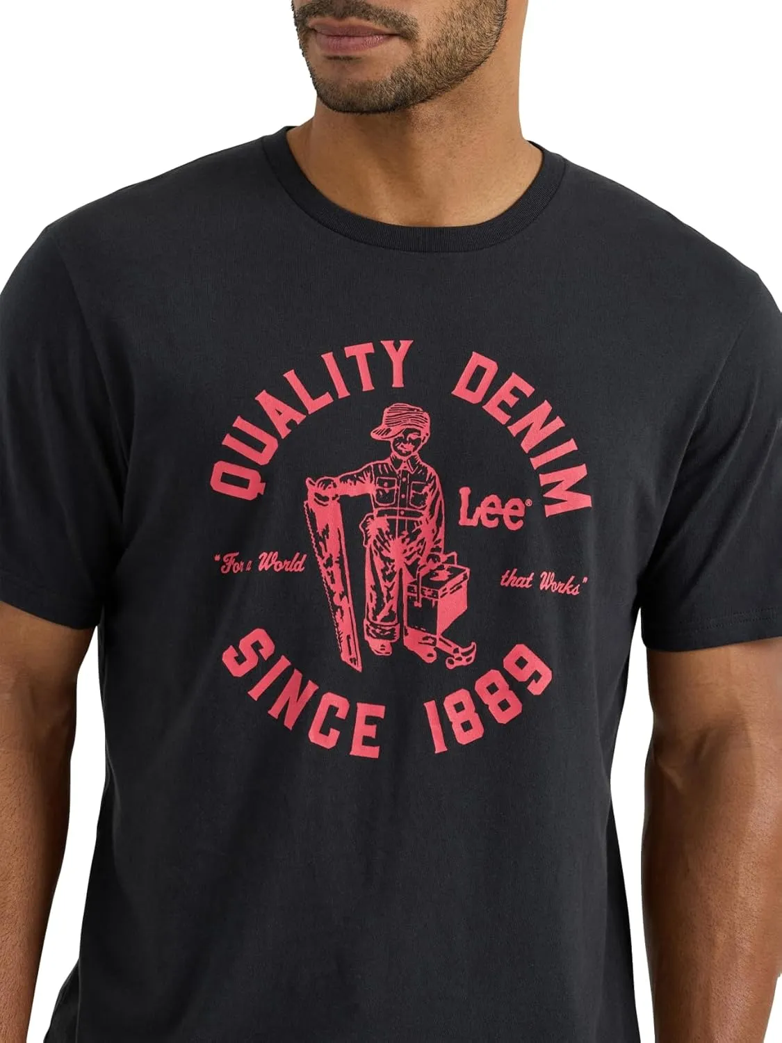 Lee Men's Short Sleeve Graphic T-Shirt
