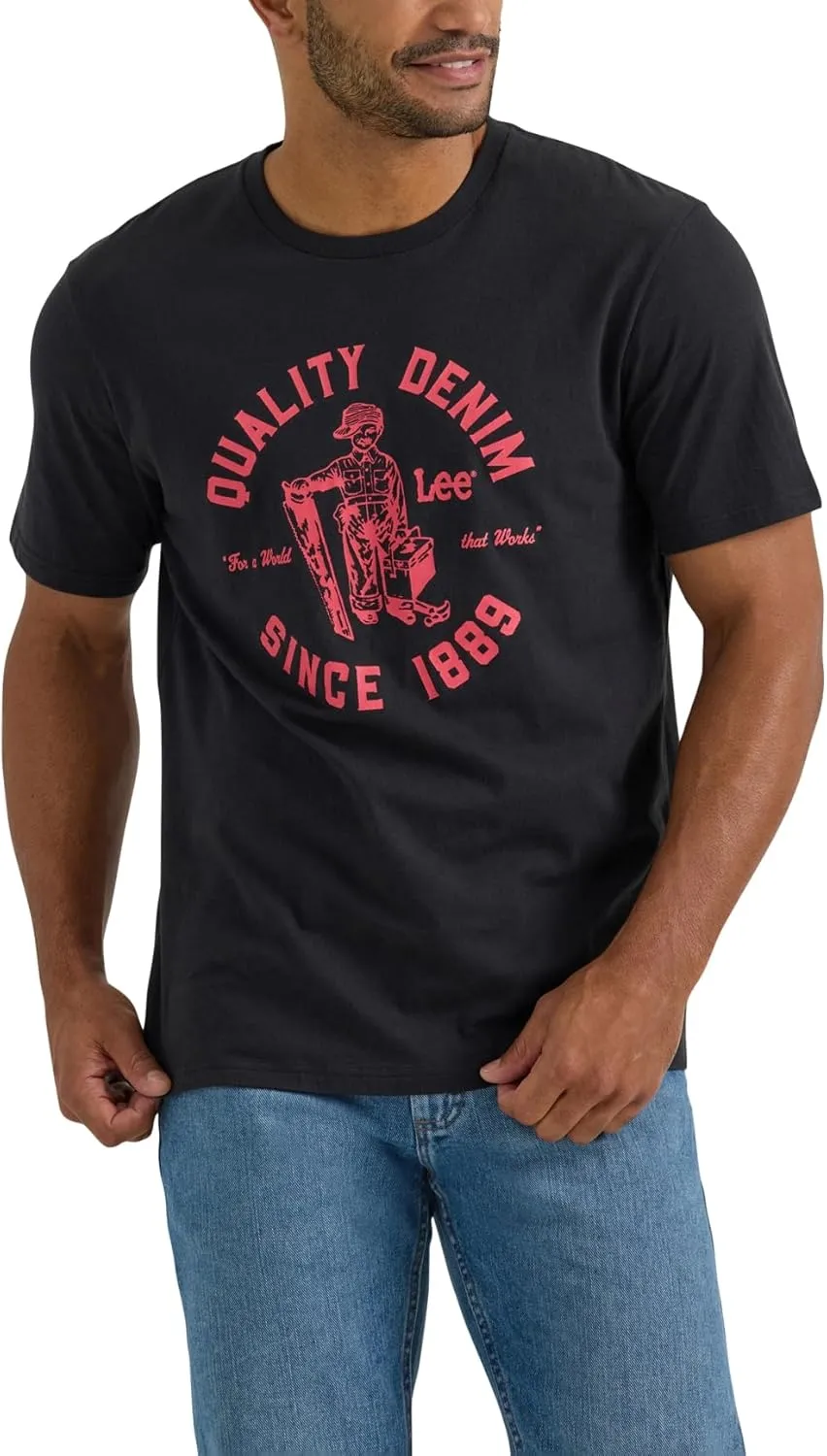 Lee Men's Short Sleeve Graphic T-Shirt