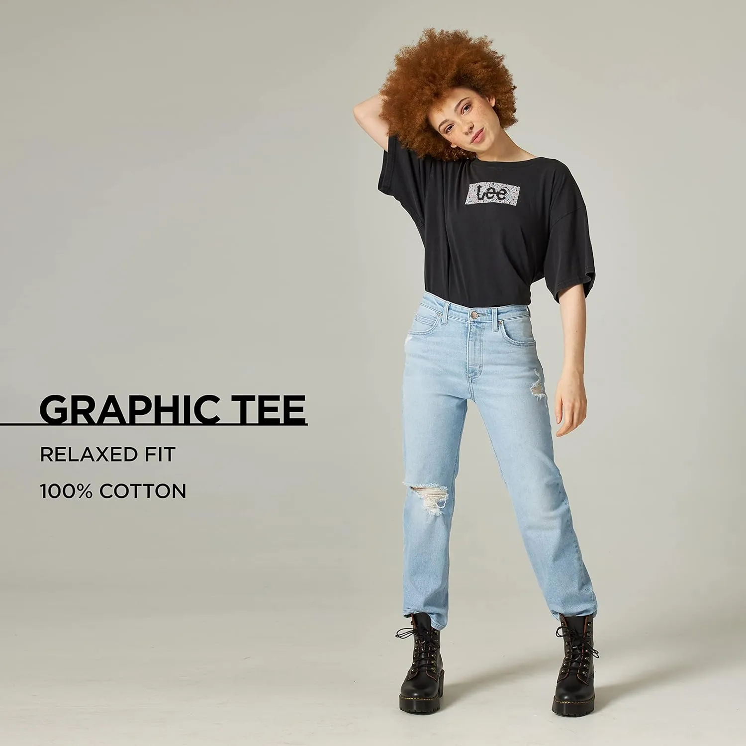 Lee Women's Oversized Graphic T-Shirt