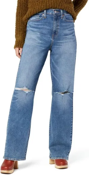 Levi Strauss Signature Gold Women's Heritage High-Rise Loose Straight (Also Available in Plus Size)