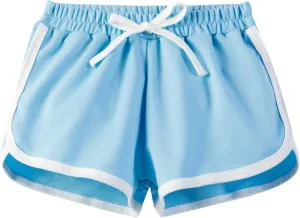Little Girls Cotton Athletic Shorts 𝚀𝚞ick Dry Elastic Casual Lightweight Soft Sports Running Shorts with Drawing