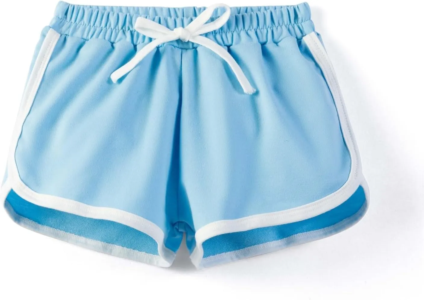 Little Girls Cotton Athletic Shorts 𝚀𝚞ick Dry Elastic Casual Lightweight Soft Sports Running Shorts with Drawing