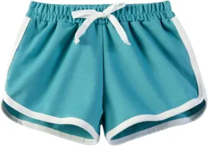 Little Girls Cotton Athletic Shorts 𝚀𝚞ick Dry Elastic Casual Lightweight Soft Sports Running Shorts with Drawing