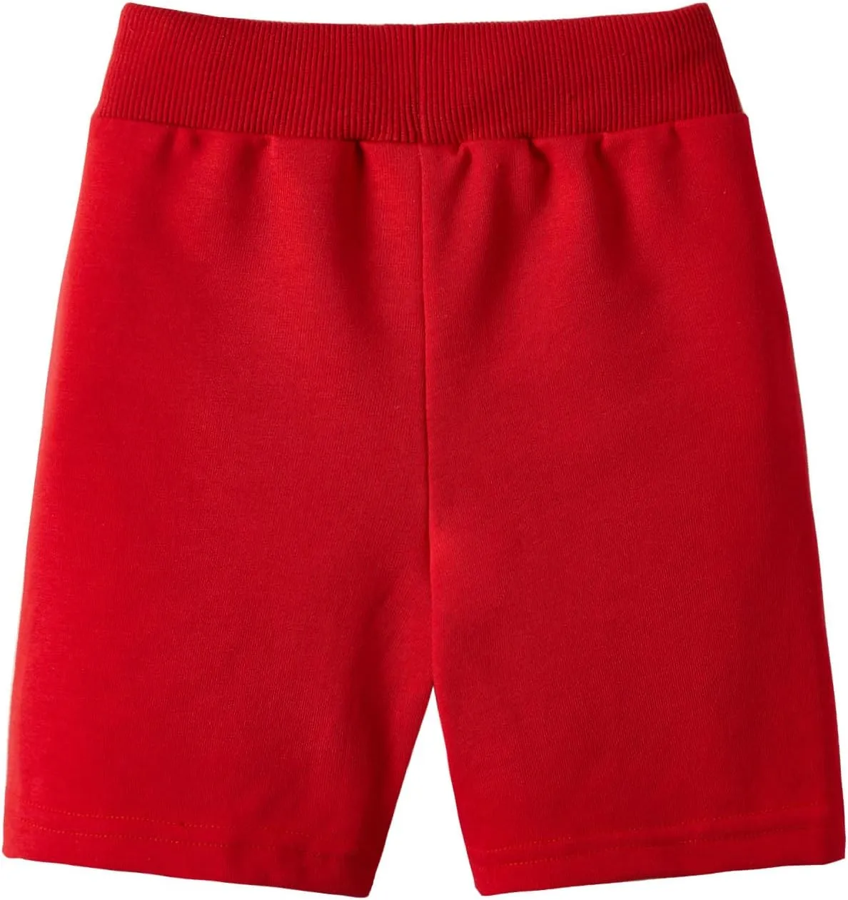 LittleSpring Little Boys 1 or 2 Pack Cotton Athletic Shorts with Drawstring