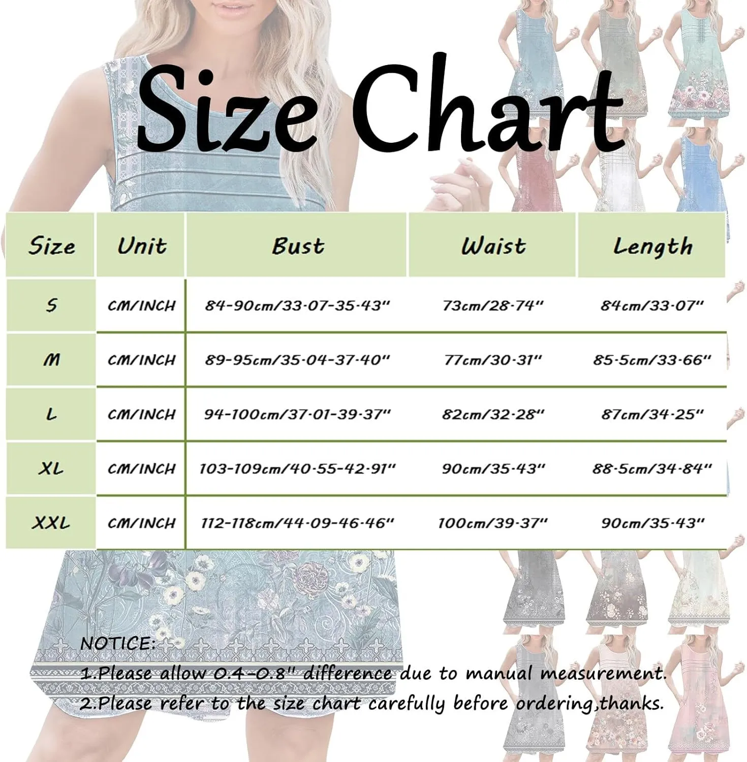 Long Summer Dresses Womens with Pockets Summer Casual Tank Dress Sleeveless Midi Beach Dress Cotton Dress Summer