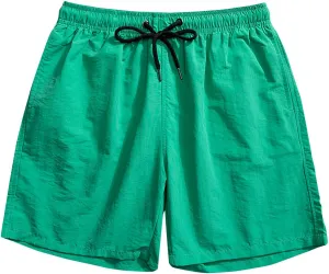 Mens 5 Inch Shorts Beach Casual Shorts Lightweight Quick Dry Athletic Shorts for Gym Workout Training Running