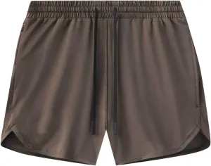 Mens Gym Running Shorts 5 inch Inseam Workout Shorts Quick-Dry Active Shorts Drawstring Waist Shorts with Towel Loop
