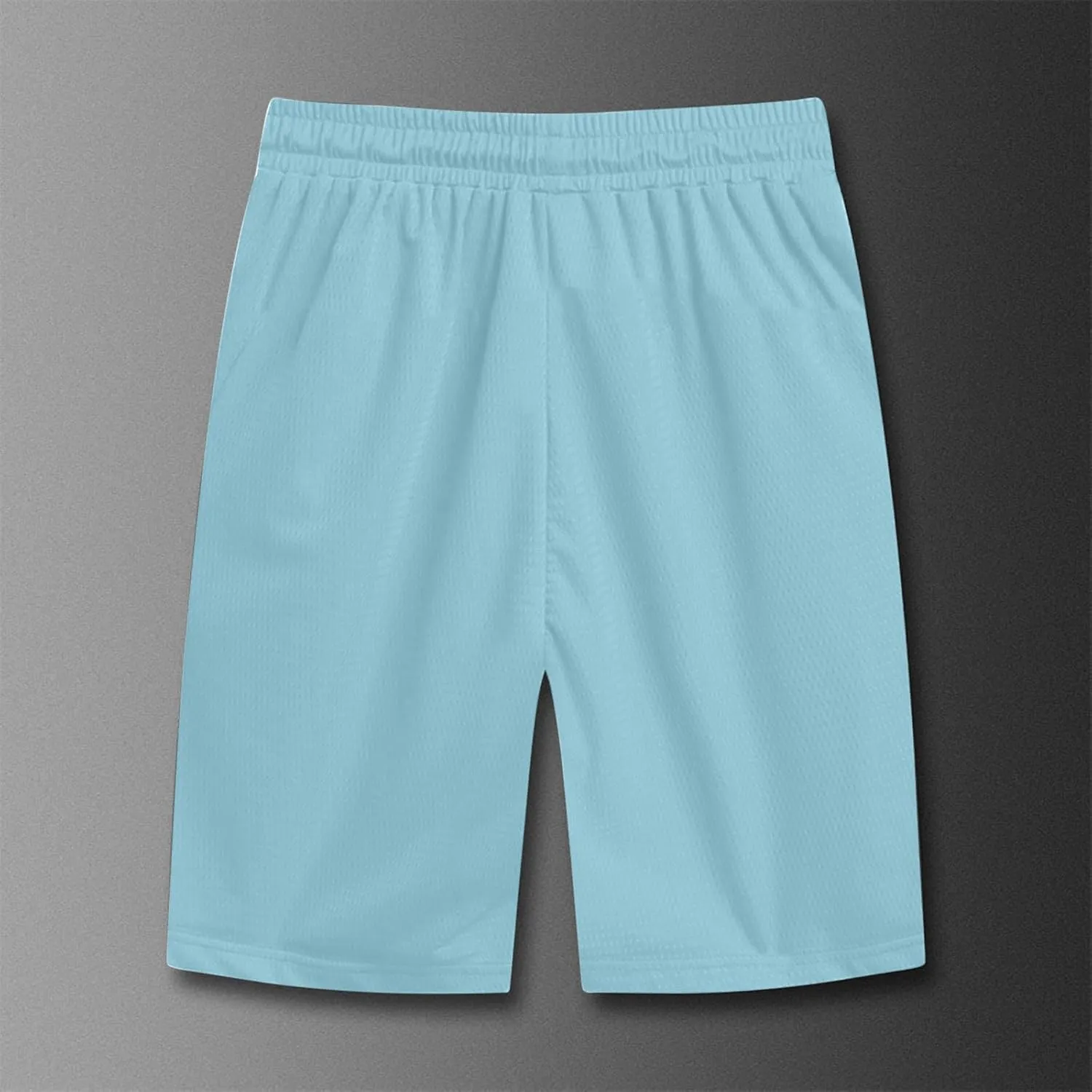 Mens Gym Shorts Mesh Breathable Quick-Dry Basketball Shorts Lightweight Running Sport Half Pants with Zipper Pockets