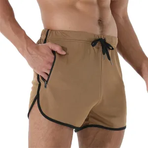 Mens Running Shorts 3 Inch Lightweight Beach Short Quick Dry Breathable Muscle Trunks Casual Mesh Workout Athletic