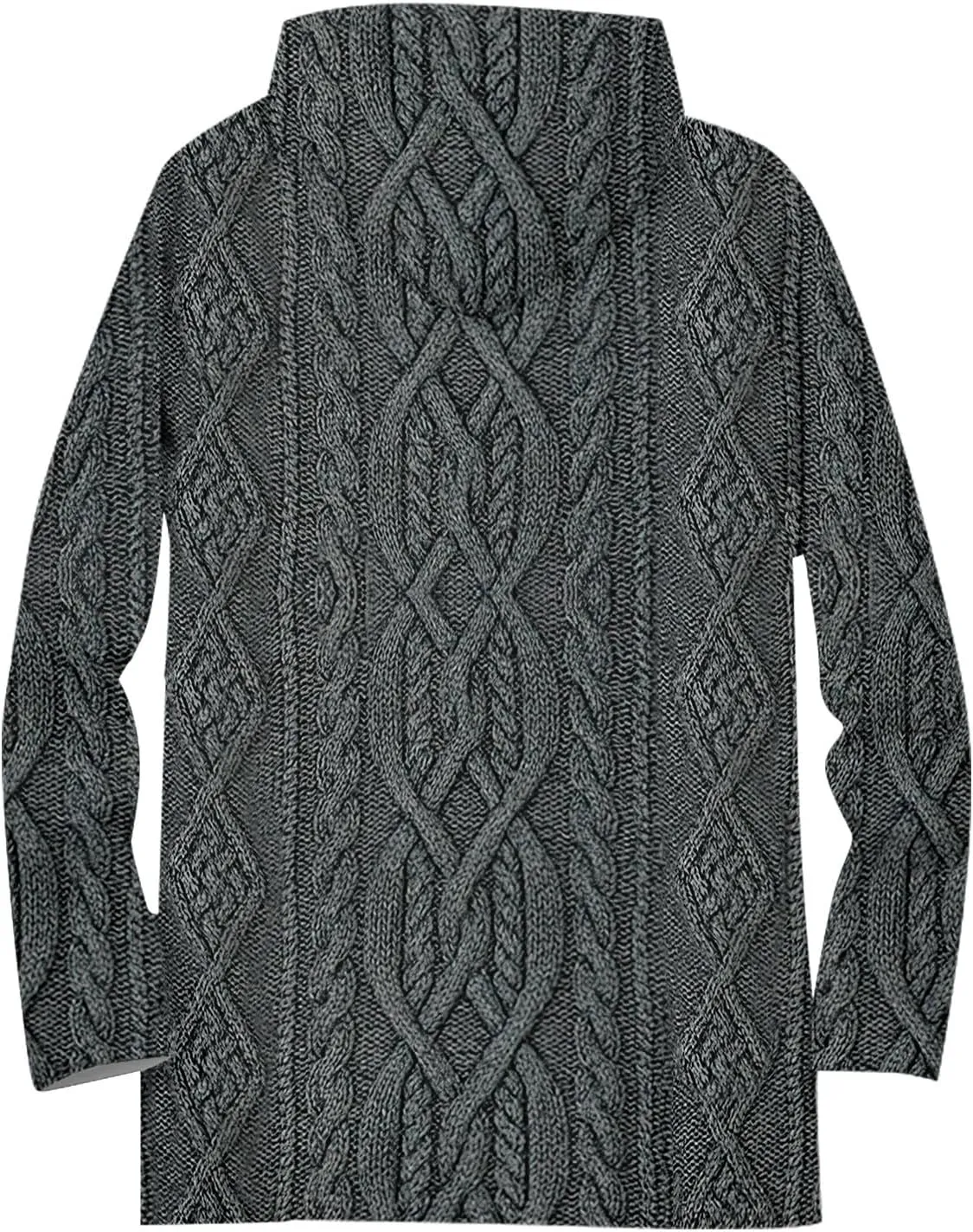 Mens Sherpa Lined Hoodie Full-Zip Winter Warm Hooded Heavyweight Thermal Fleece Sweatshirt
