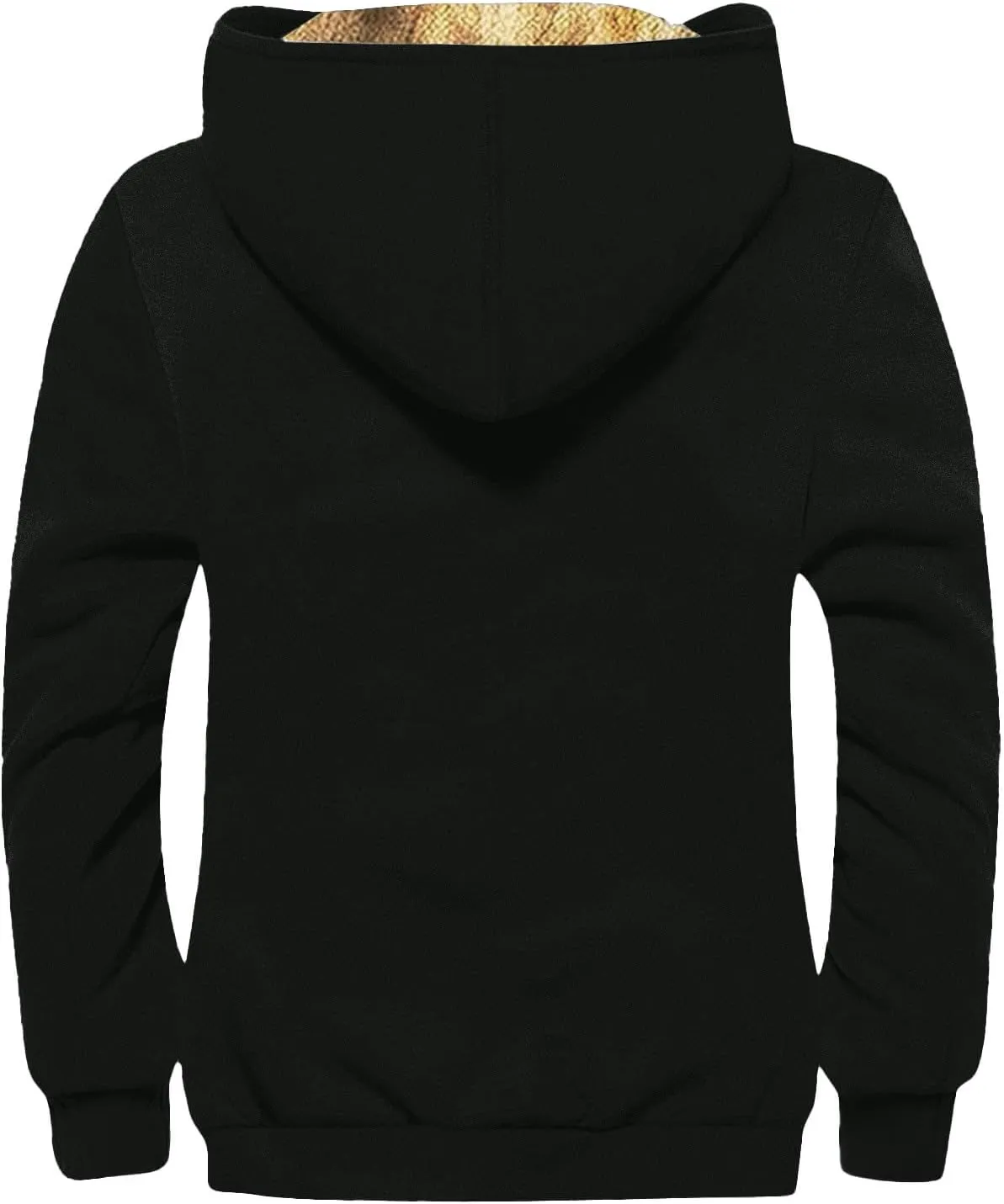 Men's Thick Sherpa Lined Jackets Full Zip Up Hoodies Winter Casual Trendy Warm Sweatshirts Coat with Pocket