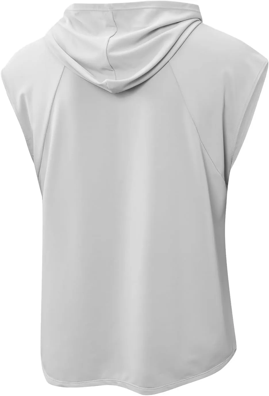 Men's Workout Sleeveless Hoodies Lightweight Quick Dry Tank Tops Solid Color Pullover Shirts Loose Fit Athletic Tops