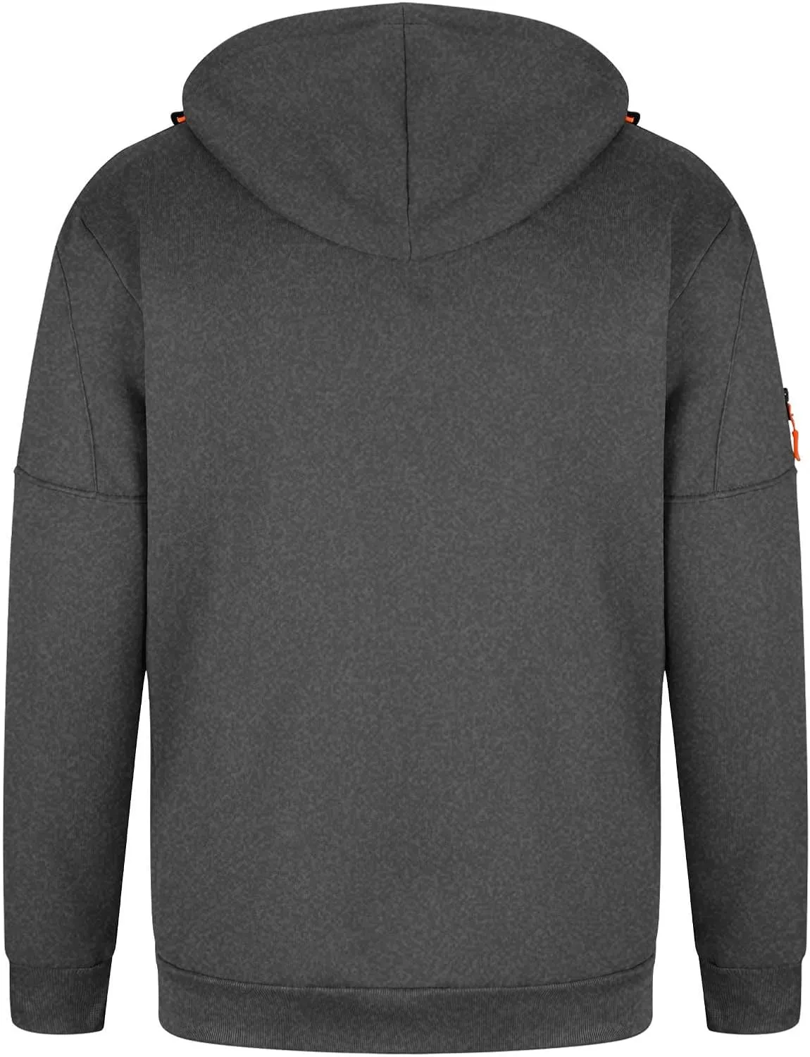 Mens Zip up Hoodie Casual Big and Tall Hoodies for Travel Sports Long Sleeve Zipper Jacket Sweatshirt with Pocket