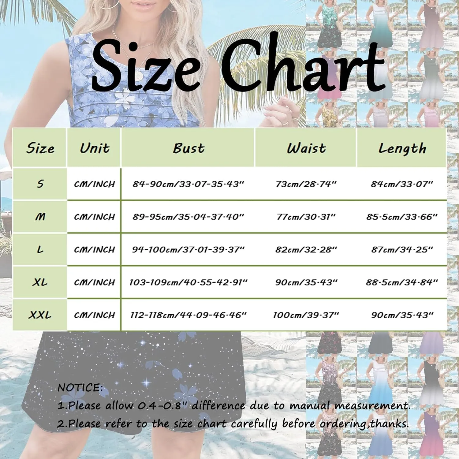 Midi Summer Dresses for Women Womens with Pockets Summer Casual Tank Dress Sleeveless Midi Beach Dress Linen Dress