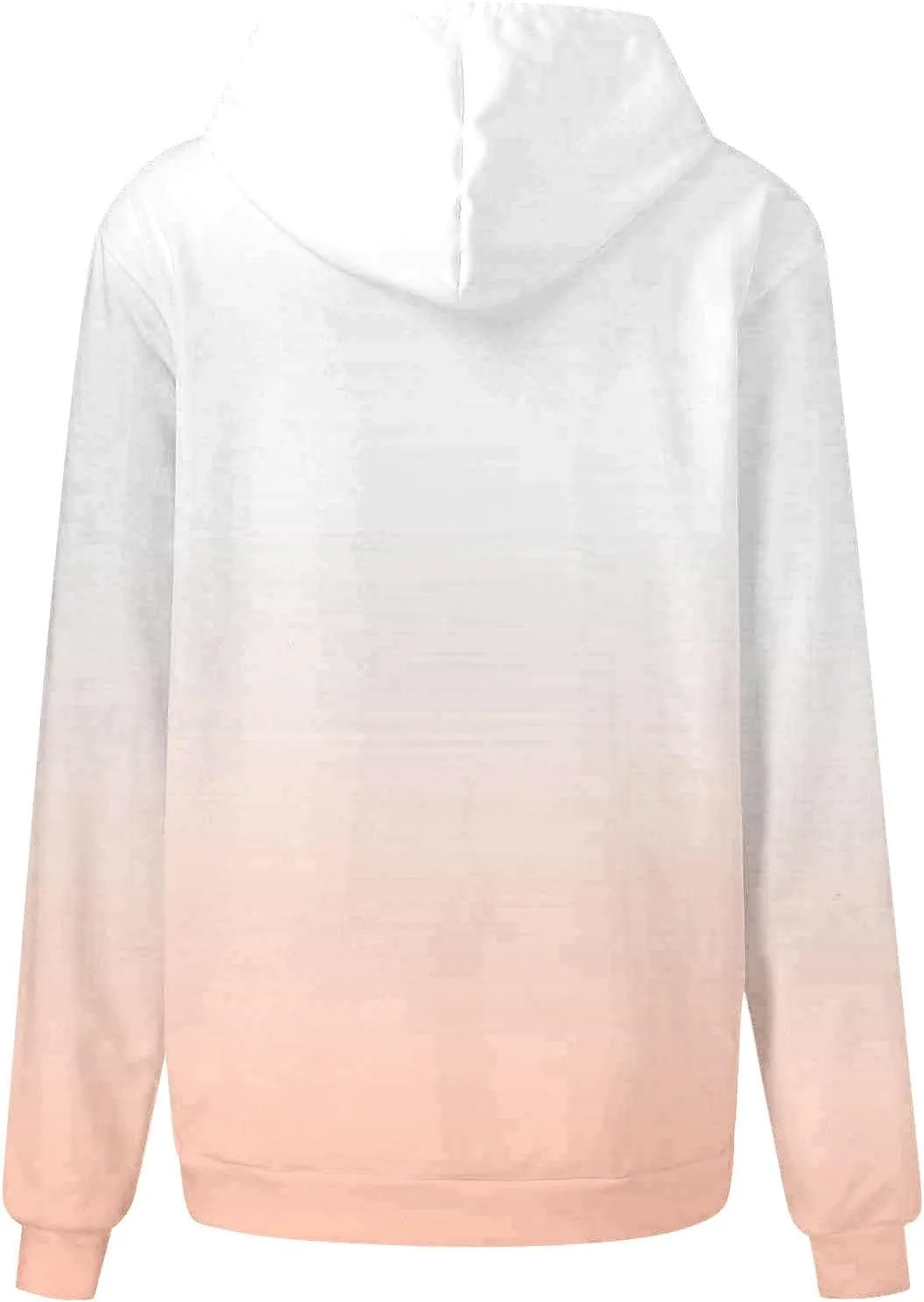 Oversized Sweatshirt For Women Tie Dye Crewneck Drawstring Pullover Hoodie Long Sleeve Gradient Color Block Tops