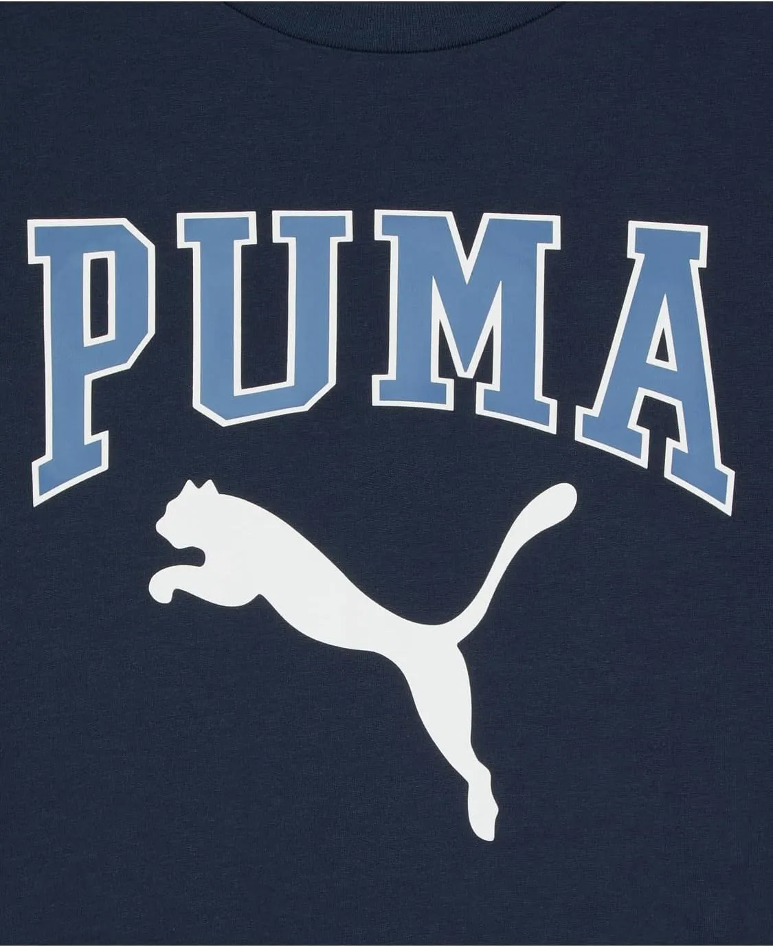 Puma Boys' Short Sleeve Cotton Graphic T-Shirt, Crewneck