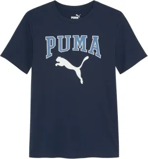 Puma Boys' Short Sleeve Cotton Graphic T-Shirt, Crewneck