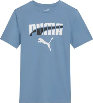 PUMA Boys' Short Sleeve Cotton Graphic T-Shirt, Crewneck