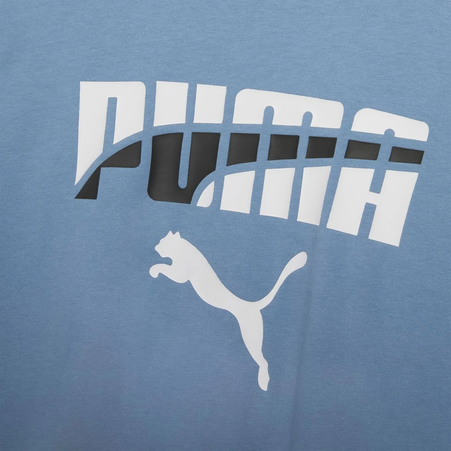 PUMA Boys' Short Sleeve Cotton Graphic T-Shirt, Crewneck
