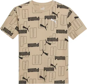 PUMA Boys' Short Sleeve Cotton Graphic T-Shirt, Crewneck