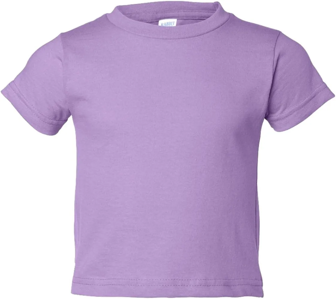 RABBIT SKINS Toddler Cotton Crewneck Short-Sleeve T-Shirt