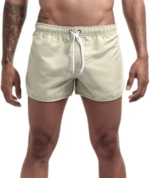 Running Shorts Men Gym Athletic Short Casual Quick Dry Pants Summer Beach Workout Joggers Elastic Waist Drawstring