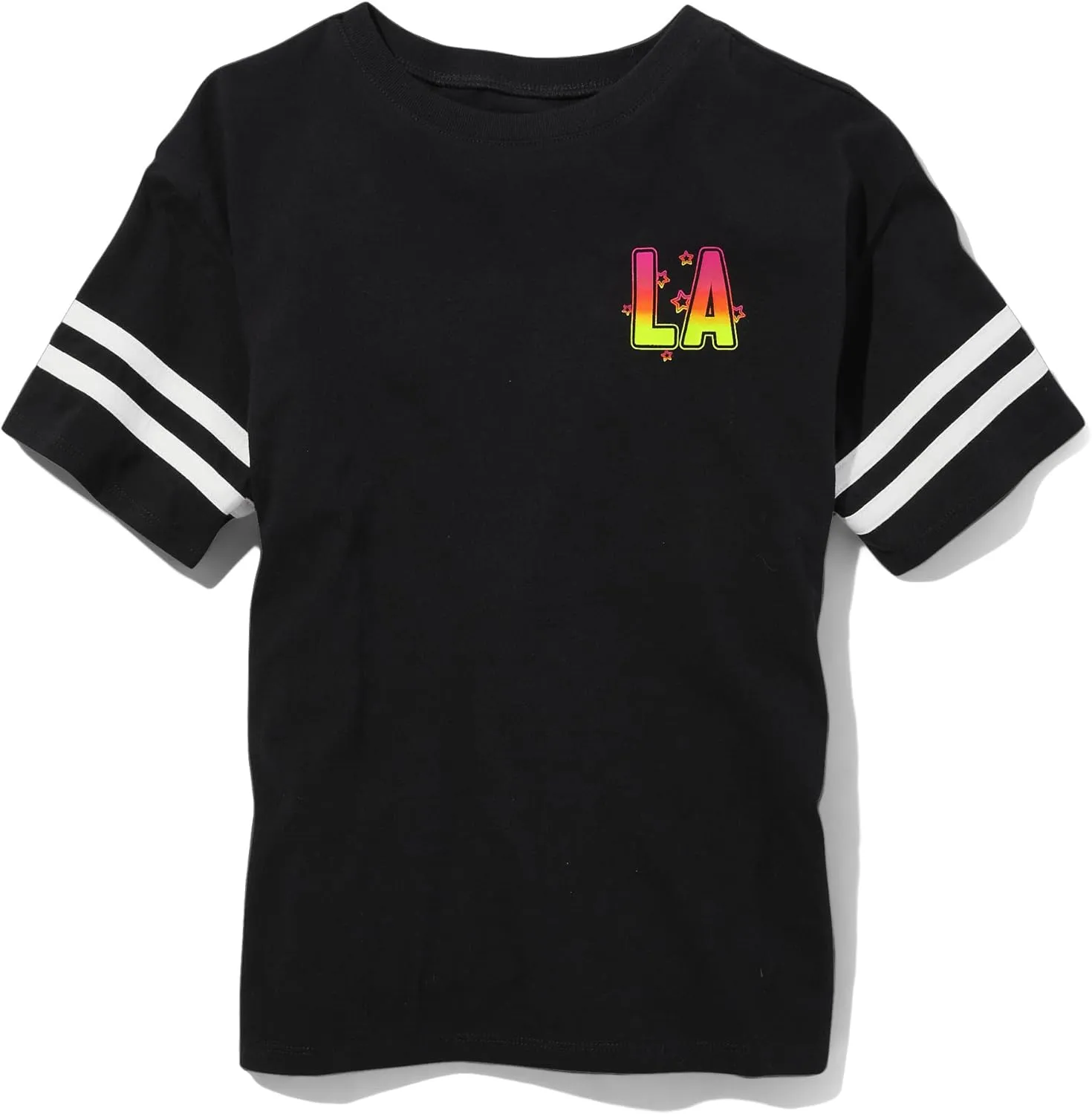 Sugar & Jade Girls' Teen Short Sleeve Oversized Graphic T-Shirt